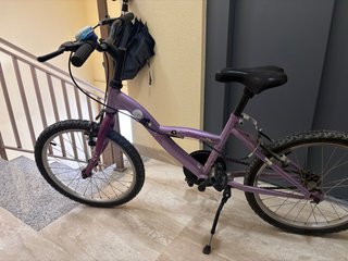Bicicleta Infantil 20 Pulgadas Lila