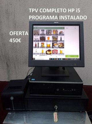 TPV Completo HP i5 con Programa