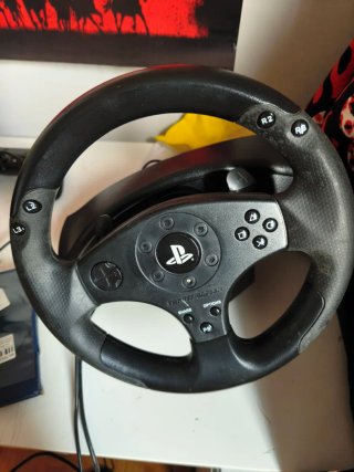 PS4 Slim 500gb+Volante y pedales Thrustmaster T80