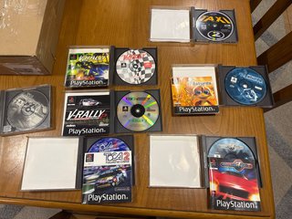 Lote Juegos PS1 Carreras V-Rally, TOCA 2, Taxi 2
