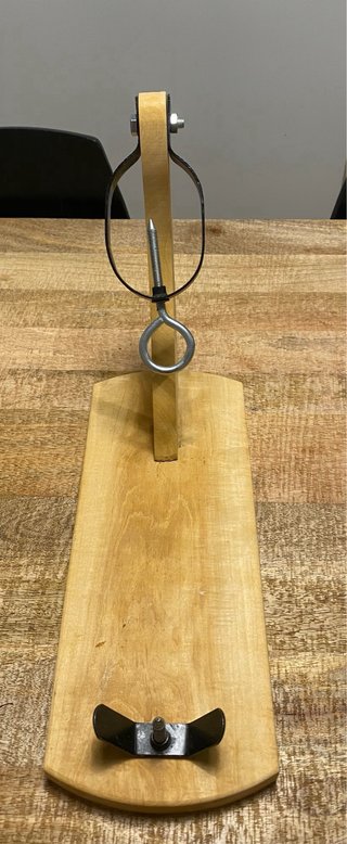 Soporte Jamonero Madera y Metal