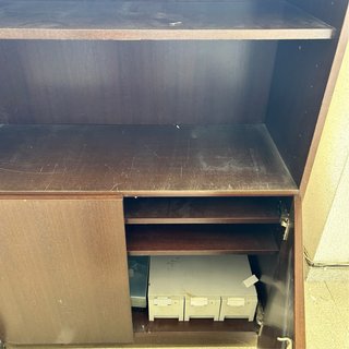 Mueble de Oficina con Estantería y Armario