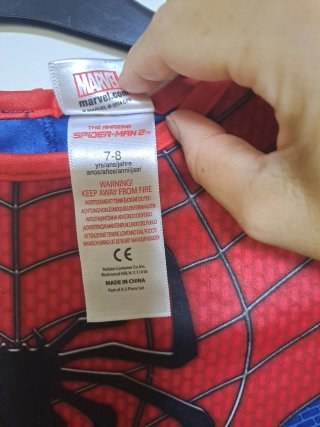 Disfraz Spiderman Talla 7-8 años