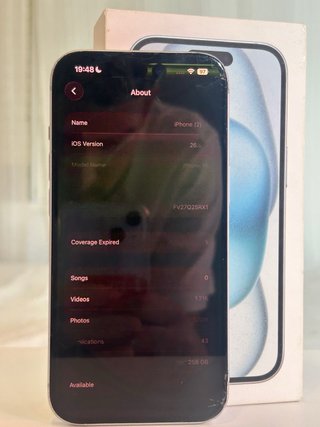 iPhone 15 256GB Batería 86% Roto