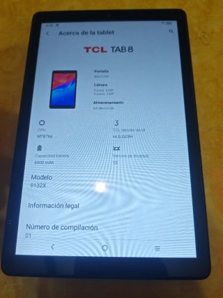 Tablet TCL Tab 8 64GB Negra