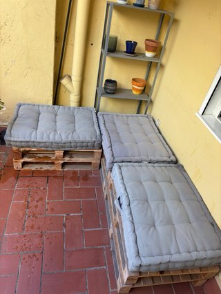 Sofá de exterior de palets