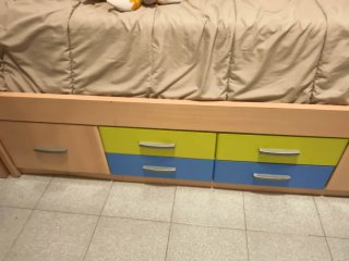 Cama Infantil con Cajones y Armario