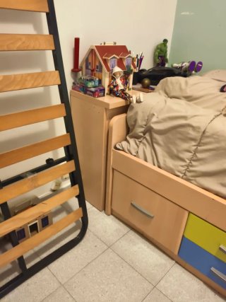 Cama Infantil con Cajones y Armario