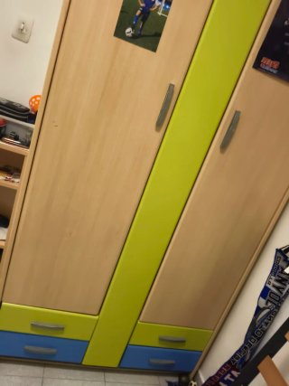 Cama Infantil con Cajones y Armario
