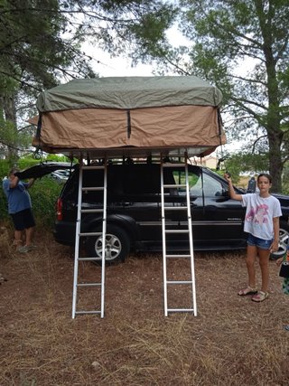 Tienda de techo para coche 4x4