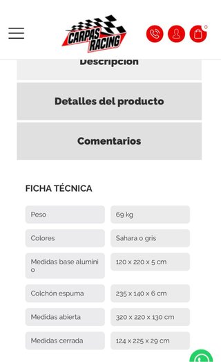 Tienda de techo para coche 4x4