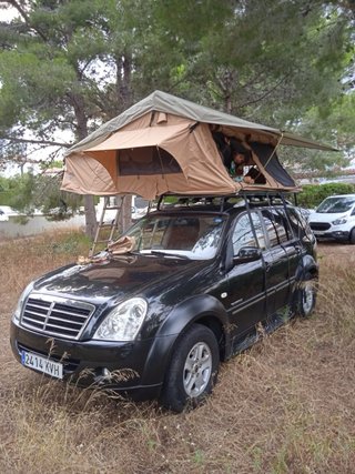 Tienda de techo para coche 4x4