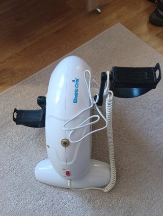 Silla de Ruedas Plegable Azul