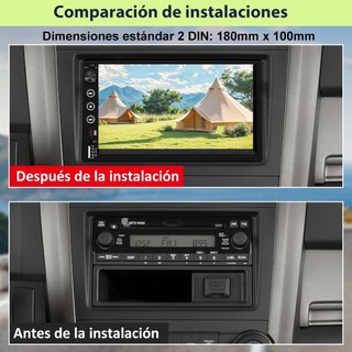 HEXINEX AutoRadio 7'' 2DIN CarPlay AndroidAuto BT