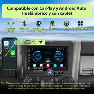 HEXINEX AutoRadio 7'' 2DIN CarPlay AndroidAuto BT