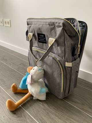 Bolso organizador para bebé gris