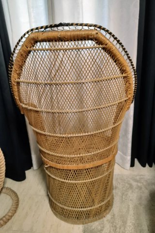 Sillón de mimbre