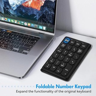 Luckits teclado numérico BT calculadora trackpad