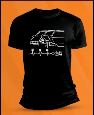 Camiseta manga corta Seat Leon Modelos