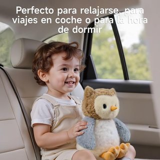 eJog Pup Búho de Peluche Eléctrico Interactivo