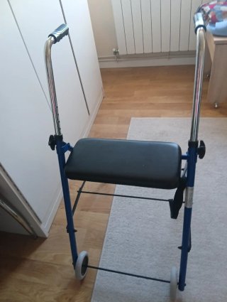 Andador con Asiento y Ruedas