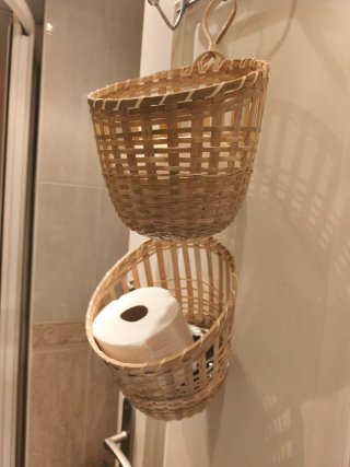 Cestas tolkning IKEA bambú