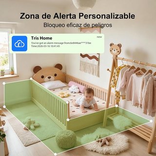 CIKIKWXO Cámara Bebé 2.4-5GHz 2K 360° Seguimiento