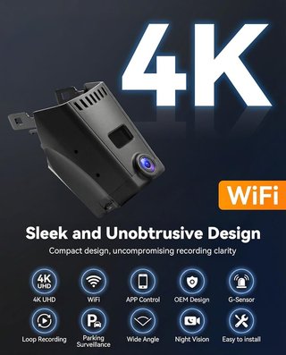 SIXWIN Dash Cam 4K 2160P BMW Serie 5 7 2018-2023