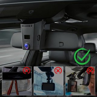 SIXWIN Dash Cam 4K 2160P BMW Serie 5 7 2018-2023