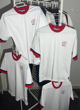4 Camisetas Gimnasia Uniforme Agustinos
