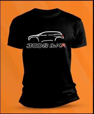 Camiseta manga corta Peugeot 3008 DKR