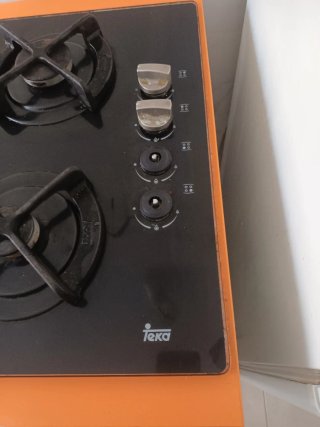 Encimera de cristal Teka 4 fuegos