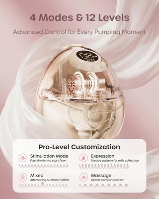 NULIIE JoyFlow Pro sacaleches PPSU 3 insert Blanco