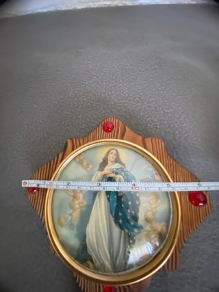 Colgador de llaves vintage con termómetro
