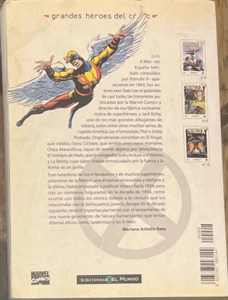 Patrulla-X X-Men 1 Grandes Héroes del Cómic Marvel