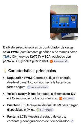Controlador de Carga Solar USB