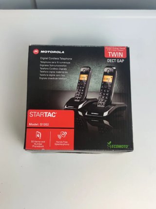 Pack Teléfonos Inalámbricos Motorola S1202 Twin
