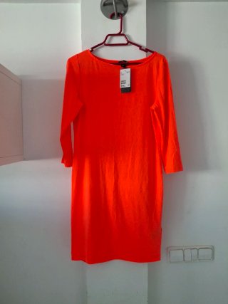 Vestido Naranja H&M Talla M