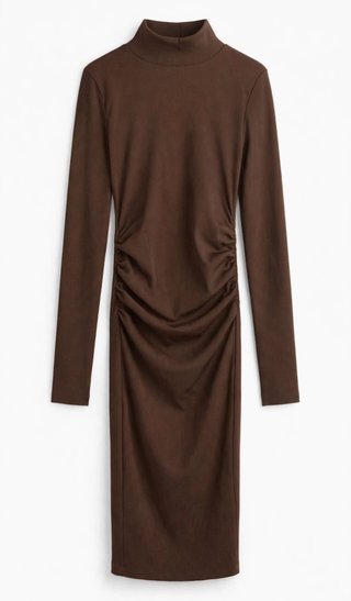 Vestido Marrón Pull&Bear Talla S