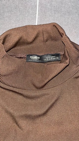 Vestido Marrón Pull&Bear Talla S