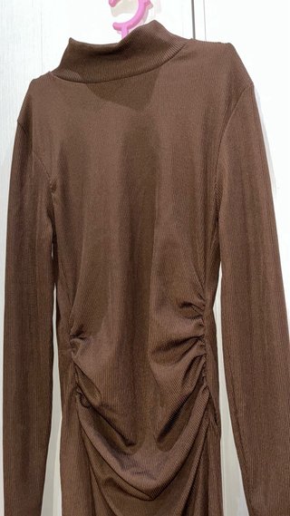 Vestido Marrón Pull&Bear Talla S