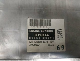 412975 centralita motor 8966105691 toyota avensis