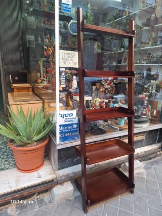 Estantería Escalera Madera Marrón