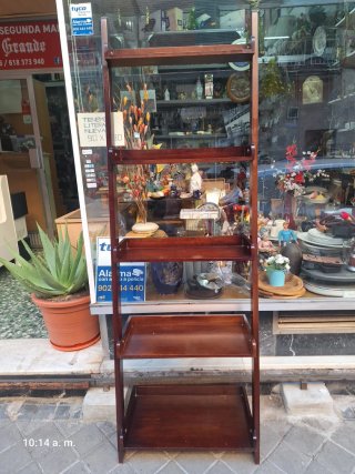 Estantería Escalera Madera Marrón