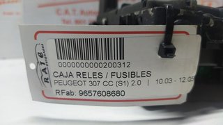CAJA RELES / FUSIBLES PEUGEOT 307 CC (S1) 2.0