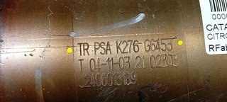 CATALIZADOR CITROEN C3 PLURIEL 1.4 HDi
