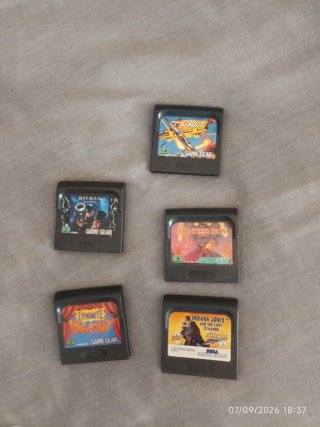 Lote 5 Juegos Sega Game Gear