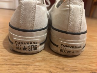 Zapatillas Converse All Star plataforma beige