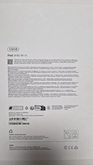 Caja original iPad Air 128GB A2437 (vacía)