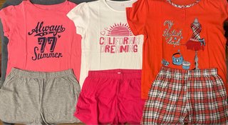 Lote 5 Pijamas Verano Niña 11/12 Años